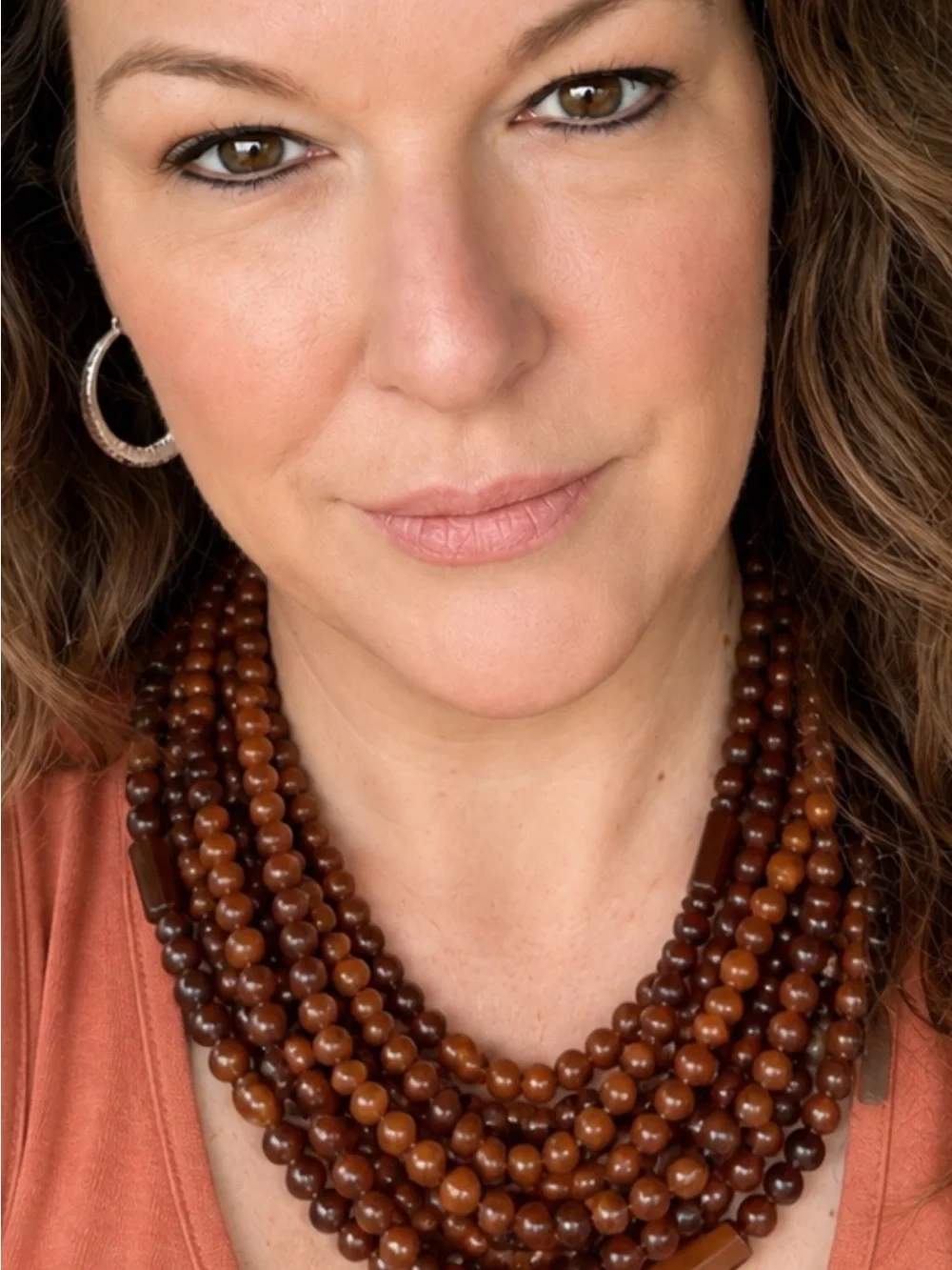 Gerda Lynggaard Monies Multi-Strand Water Buffalo Horn Necklace – 18”
